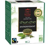 Thés de la Pagode Chun Cha Thé Vert Grand Cru Antioxydant Bio 30 Sachets - Phytothérapie - Pharmacie en ligne LaSante.net