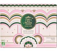 Thés de la Pagode - Coffret de Thés Bien Etre "Divine Corée" - 3 Thés Bio + 1 Infusion Bio - Édition Limitée, Idée Cadeau Noël - 32 Sachets