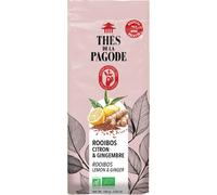Thés De La Pagode Rooibos Citron Gingembre Bio 100g