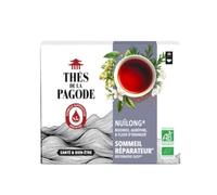 Thés de la Pagode- Rooibos Nuïlong - 30 sachets - En forme de pagode pour une meilleure diffusion - Contribue à retrouver le sommeil