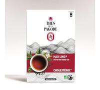 Thés de La Pagode - Thé Hao Ling Bio Equitable - Format pratique et économique - Régule le cholestérol - 90 infusettes