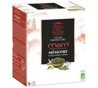 Thés de la Pagode - Thé Morri Grand Cru - Thé Vert au Jasmin aux Actifs Bio Concentrés - Mémoire, Concentration et Vivacité - Boîtes de 18 infusettes