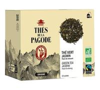 Thés De La Pagode Thé Vert Jasmin Bio Fairtrade 20 Infusettes