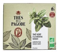 Thés De La Pagode Thé Vert Menthe Nanah Bio 20 Infusettes