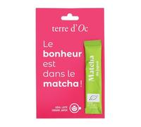 Thés - terre d'Oc : Thé vert matcha bio en stick terre d'Oc