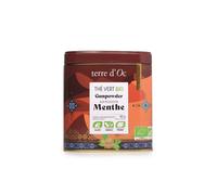 Thés - : Thé vert bio aux feuilles de menthe