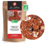 Thés & Traditions Thé Rooibos Dattes Vanille BIO | 100g vrac | Certifié Agriculture biologique
