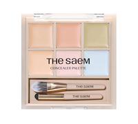 THESAEM Cover Perfection 02 Cover&Light Palette de correction multi-usages, 6 couleurs, pour les cernes, les impuretés, la correction, idéale pour les peaux claires à moyennes