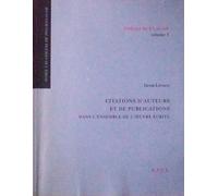 Thesaurus Lacan - Volume 1 : Citations D'auteurs Et De Pûblications Dans L'ensemble De L'oeuvre Écrite