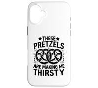 These Bretzels are Making Me Thirsty Oktoberfest Bretzel Coque pour iPhone 16 Plus