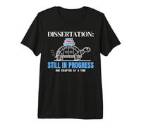 Thèse de Doctorat Dissertation Tortue Doctorant Humour T-Shirt Haut de Gamme