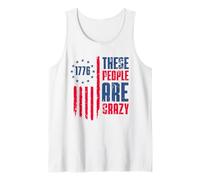 These People are Crazy Flag Retro Vintage Débardeur