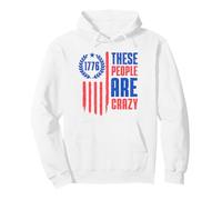 These People are Crazy Flag Retro Vintage Sweat à Capuche