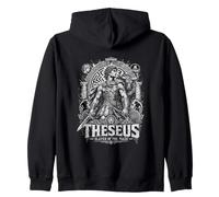 Theseus Slayer of The Labyrinthe Myth Hero Grec Sweat à Capuche