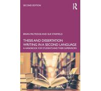 Thesis And Dissertation Writing In A Second Language