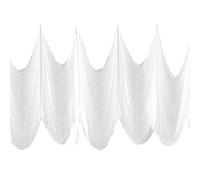 TheStriven 215 x 800 cm Halloween Chiffon Effrayant Gaze Effrayante d'halloween Gaze de Fête Effrayantes Halloween Décorations Chiffons Effrayants pour Halloween Tissu pour Fête des Maisons (Blanc)