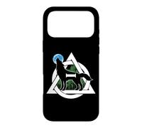 Theta Delta Loup Hurlant Furry Pride Otherkin Therian Coque pour iPhone 17 Pro Max