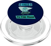 Theta to The Moon Crypto-Monnaie Theta Logo Crypto Art PopSockets PopGrip pour MagSafe