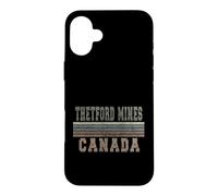 Thetford Mines Canada rétro Coque pour iPhone 16 Plus