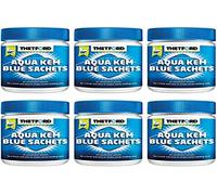 Thetford Mixte LOT 6 X AQUA KEM BLUE SACHETS WC CHIMIQUE ENTRETIEN THETFORD CARAVANE TOILETTES PRODUIT, bleu, Grande EU