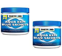 Thetford Mixte Thetford LOT 2 X Aqua KEM Blue SACHETS WC, bleu, Grande EU