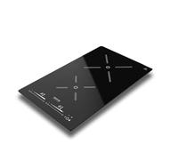 THETFORD Topline 902 Plaque à induction, noire, 2 feux, électricité, verre vitrocéramique Schott, 50 x 30,5 x 5,3 cm