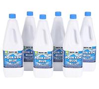 Thetfort - Aqua Kem Blue - Additif pour réservoir à matières, 2 l - Lot de 6 bouteilles -