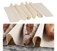 THETHO Tissu Fermenté 45x75cm Tissu Boulanger Lin pour Fixer la Forme du Pain Tissu Pâte Boulangers Lin Boulanger pour Accélérer la Fermentation de la Pâte