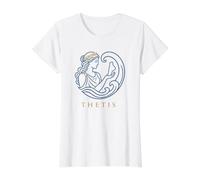 Thetis Grecque Mer Nymphe Déesse Ancienne Mythologie T-Shirt Graphique avec Valeur