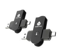 Thetis Pro for Business - FIDO2 e sécurité L2 MFA et NFC Accès pour ERP Scolaire, Compte en Ligne des employés, Compatible avec Coinbase Google Workspace Apple ID Window Salesforce, Double USB A