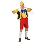 Thetru Pinocchio Costume Taille M-XL poupée en Bois Carnaval menteur Long Nez Conte de fées (M)