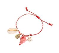 Thewasc À Charme Réglable Les Étoiles De Mer en Céramique Coquille Poisson Pendentif Bijoux Corde Tressée pour Les Idées Cadeaux d'usure Décontractées en Céramique Unique