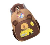 Thewasc À Étudiant De Dessin Animé Grand Espace Rangement D'école Décontracté Respirant Bandoulière Sangle Soutien Sacs Scolaires Sur Le Thème Capybara