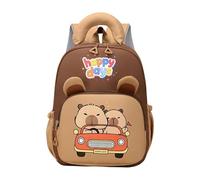 Thewasc À Étudiant De Dessin Animé Grand Espace Rangement D'école Décontracté Respirant Bandoulière Sangle Soutien Sacs Scolaires Sur Le Thème Capybara