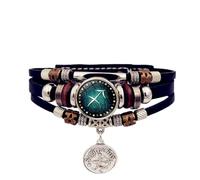 Thewasc Bijoux Réglable en Faux Cuir Incontournable pour Les Passionnés D'astrologie