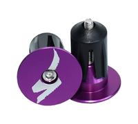 Thewasc Bouchons d'extrémité de tige de vélo en aluminium résistant aux chocs - Pour guidon de vélo - Protection contre la poussière - Embouts d'extension pour vélo de route