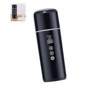 Thewasc Bouilloire de voyage isolée de 500 ml alimentée par USB pour la randonnée, les excursions, les voyages, tasse chauffante avec USB pour café et thé