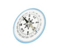 Thewasc Boussole ronde de survie de camping 100 mm grande poche enfants pour la randonnée en plein air outil de navigation boussole de randonnée