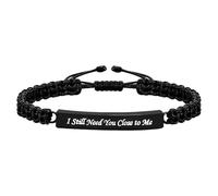 Thewasc Bracelets commémoratifs en acier inoxydable pour cendres d'animaux domestiques, souvenirs de crémation pour cheveux, personnalisables pertes et souvenirs