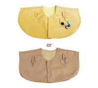 Thewasc Cape de protection anti-rayures pour perroquet, châle pour petits et grands oiseaux, 2 couleurs, fournitures pour animaux domestiques, chiots, corde de paille tissée à la main, fournitures