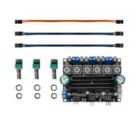 Thewasc Carte D'amplificateurs HiFi À Faible Consommation 'énergie Dotée De La Technologie TPA3116D2 Boîtier Métallique pour La Longévité Carte 'amplificateurs Sonores À Boîtier Métallique