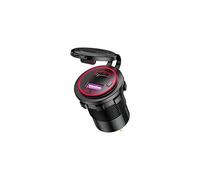 Thewasc Chargeur de voiture USB QC3.0 12 V/24 V Prise d'alimentation rapide USB pour bateau moto camion voiture Splitter