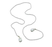 Thewasc Collier de perles spinelles polyvalentes et fausses perles - Bijoux élégants pour femme - Long collier de perles de spinelle verte, taille unique, Comme décrit, Comme décrit.