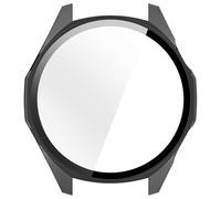 Thewasc Coque avec film en verre pour GT6 46 mm - Protection d'écran pour montre - Coque fine transparente