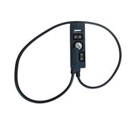 Thewasc Cordon convertisseur de batterie pour appareils multiples avec sortie USB et répartiteur d'alimentation de batterie Light D Tap