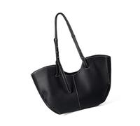 Thewasc Élégant sac à bandoulière pour femme, grande capacité, sac à main sous les bras, adapté pour les trajets quotidiens ou les voyages courts, élégant au bureau, Noir , One Size