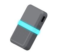 Thewasc Étui de protection en silicone pour PowerBank 10 000 mAh 67 W pour chargeurs portables, étui de transport de voyage, sac de rangement pour cartes, housse de protection en silicone