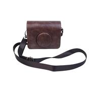 Thewasc Étui de protection pour appareil photo - Sac de voyage en cuir PU souple - Sac à bandoulière pour appareil photo EVO Film, marron