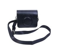 Thewasc Étui de protection pour appareil photo - Sac de voyage en cuir PU souple - Sac à bandoulière pour appareil photo EVO Film, Noir