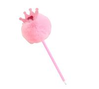 Thewasc Furry Pompoms Ballpoint Pen Writing Pen 0 7 Mm Pour Les Élèves Adult Write Journaling Notting School Office Supply Witch Hat